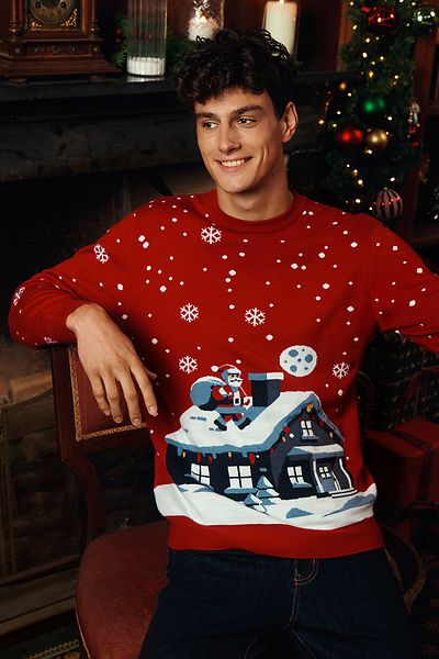 Maglione Di Natale Xact Novità Divertente Maglione Natalizio Da
